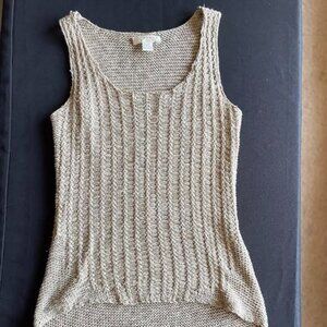 Kenar Small Beige sleeveless sweater